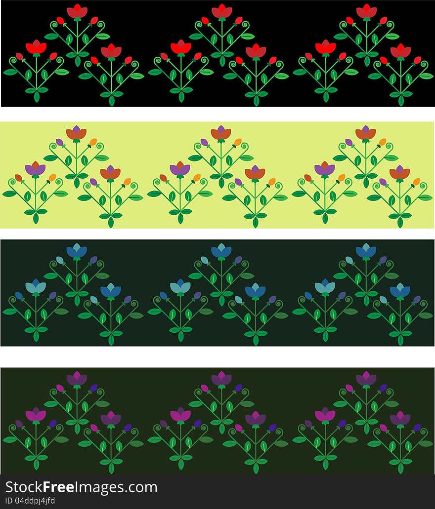 Floral Borders