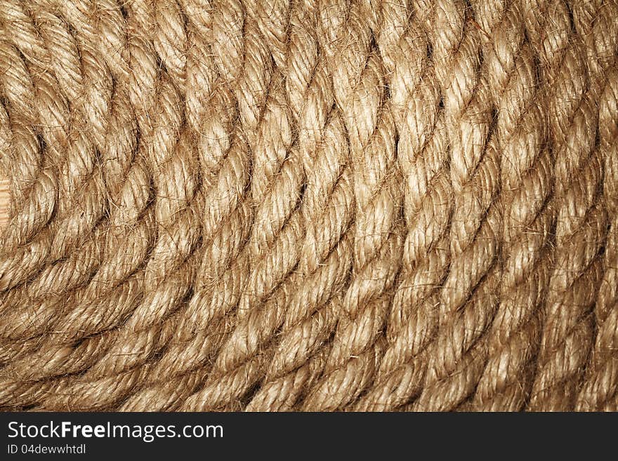 Background of old rope texture