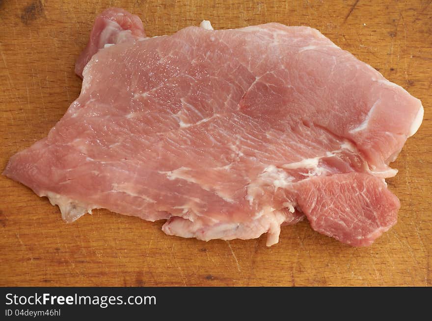 Piece of fresh pork