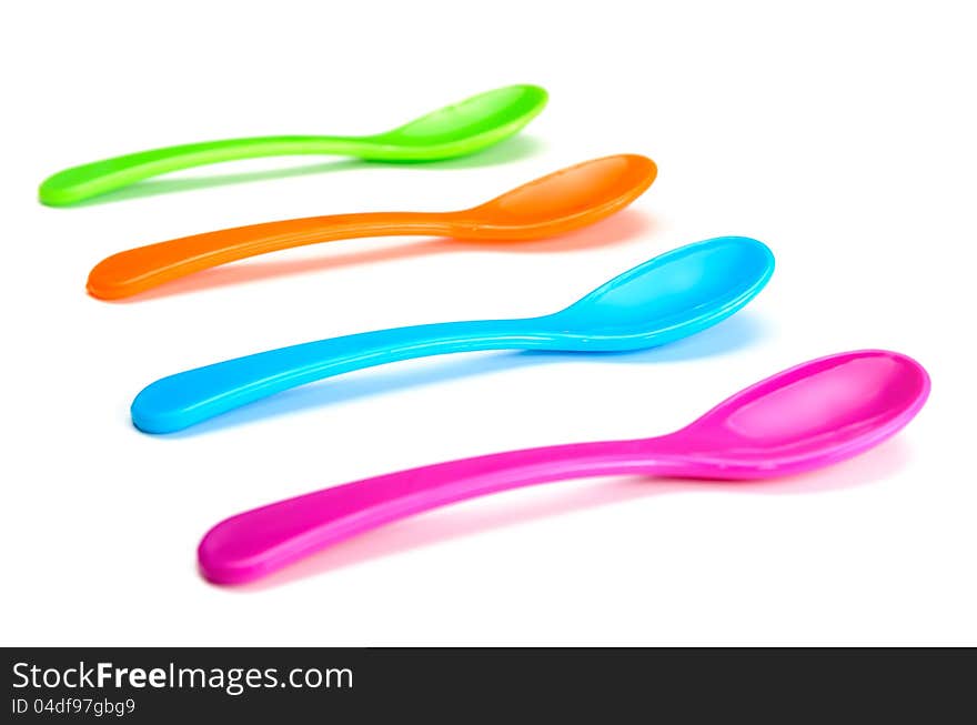 Empty Colorful Spoons