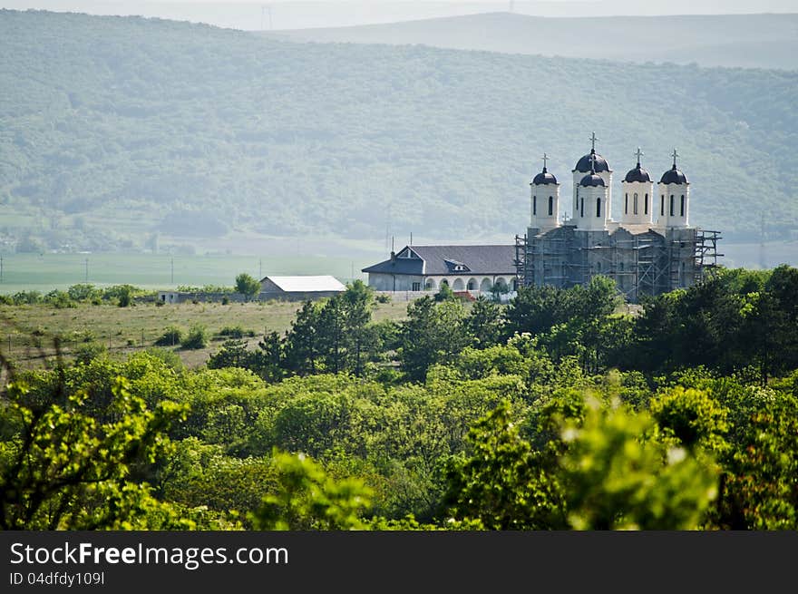 View of Codru Monastery in Tulcea, Romania. View of Codru Monastery in Tulcea, Romania.