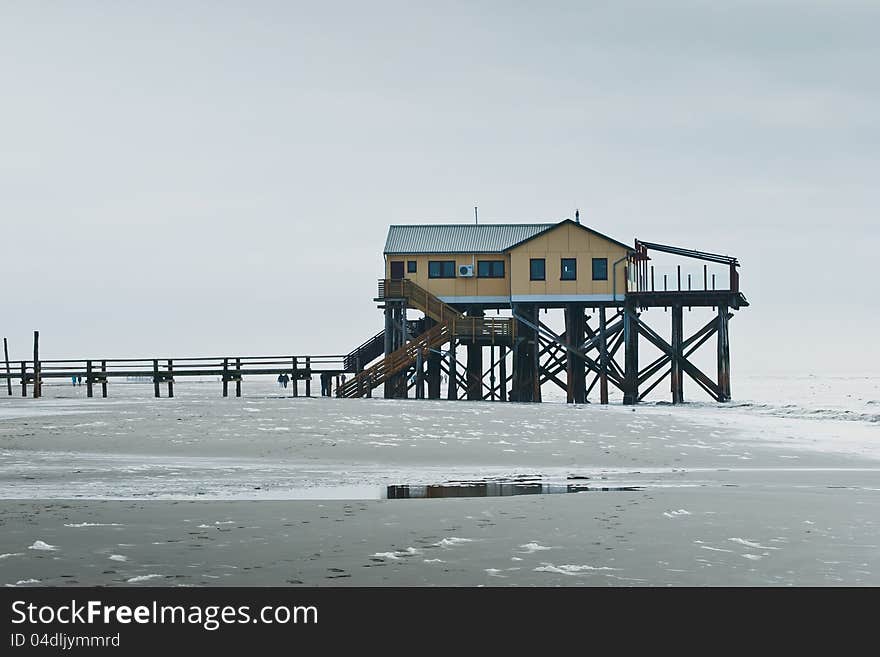 Stilts at St. Ording (Deutschland)