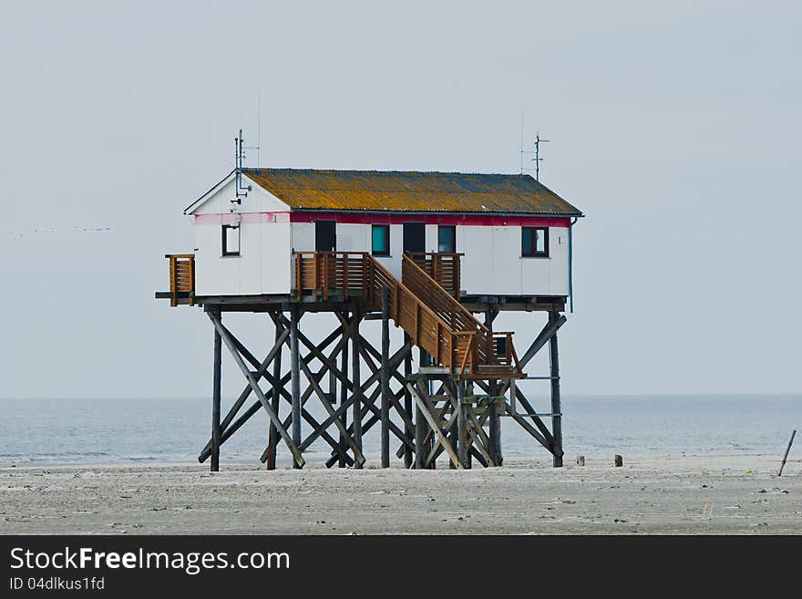 Stilts at St. Ording (Deutschland)