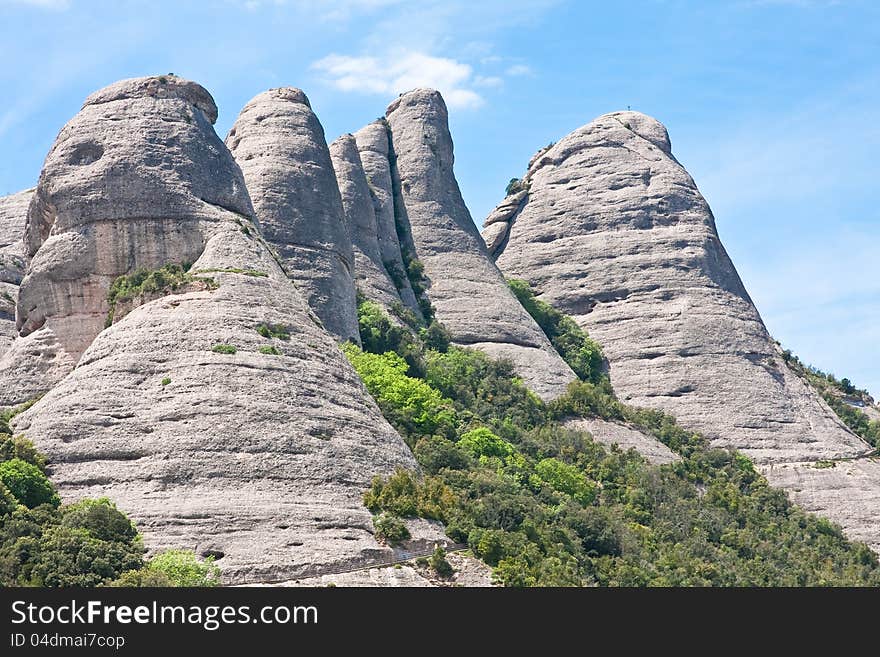 Montserrat Mountain. Catalonia. Spain