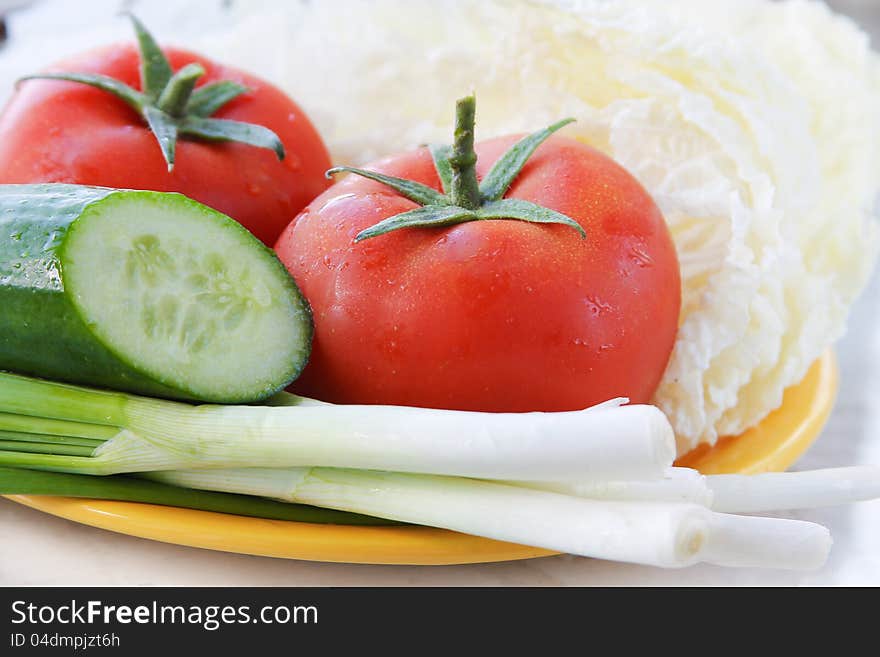 Salad ingredients