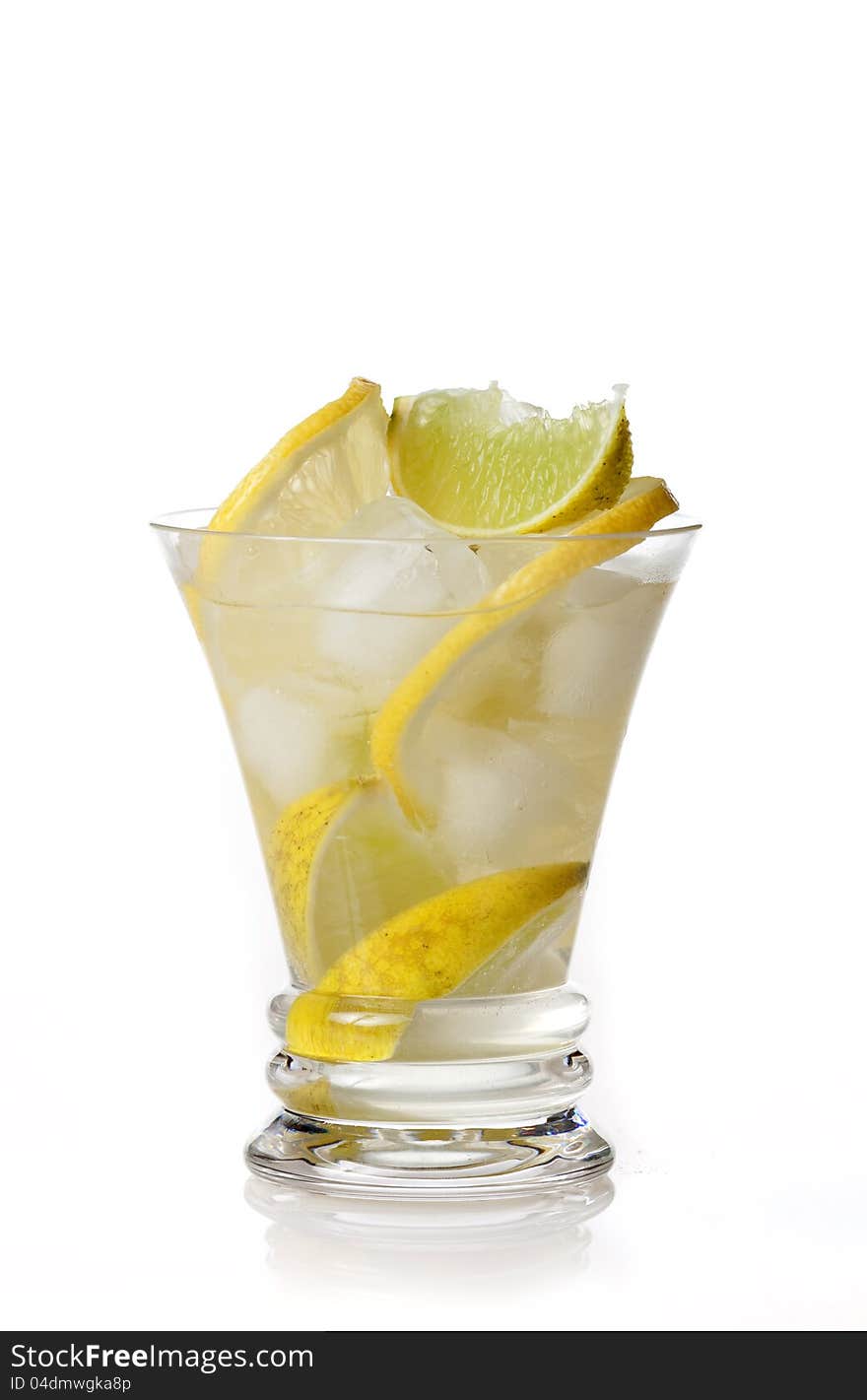 Yellow Cocktail With Lemon