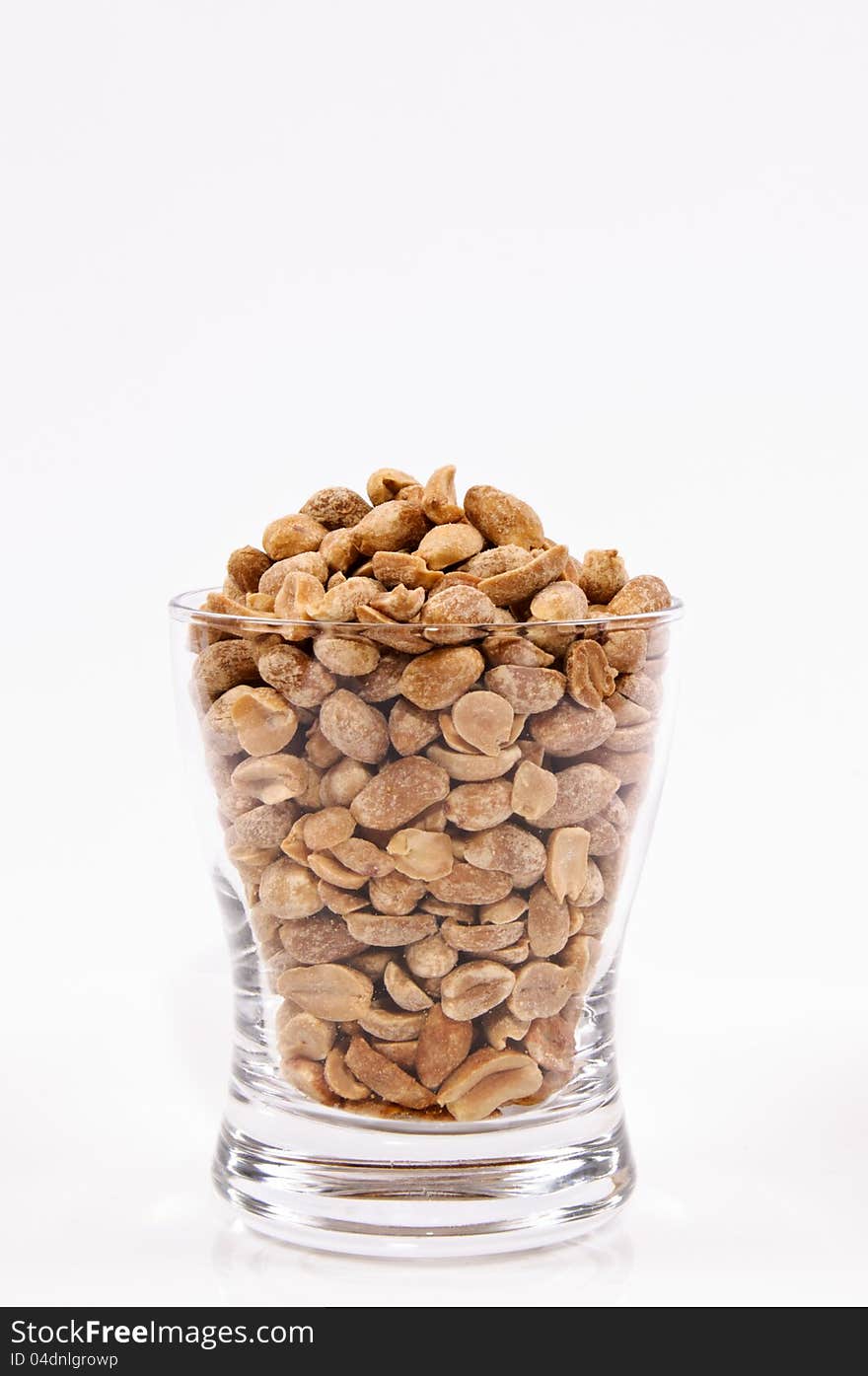 Peanuts in a glass