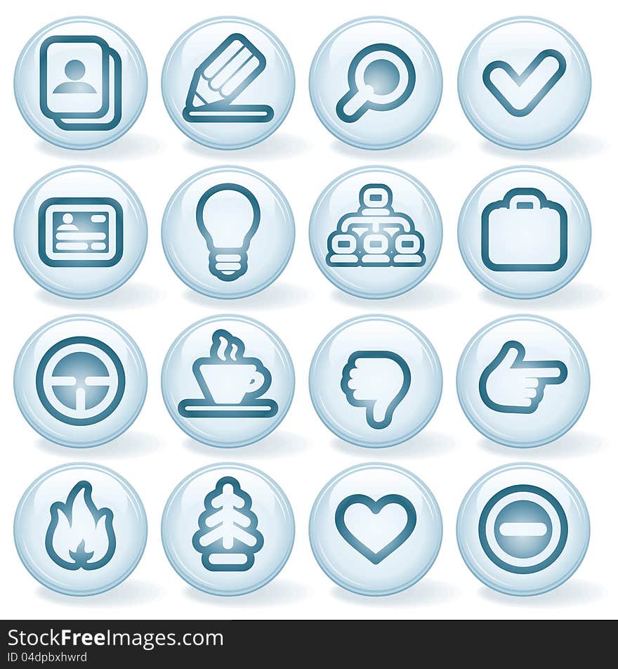 Shiny Round Icons 1