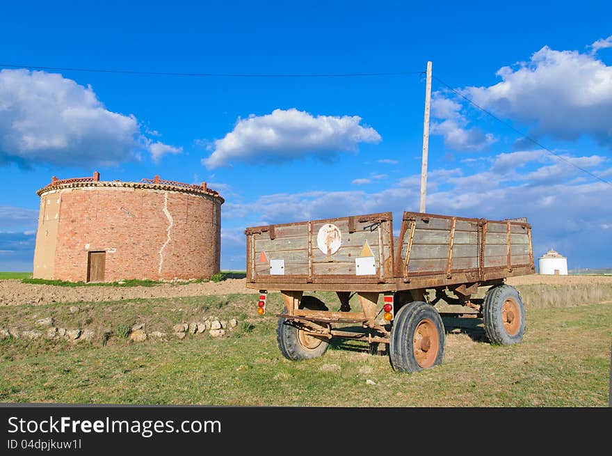 Old Agriculture Trailer