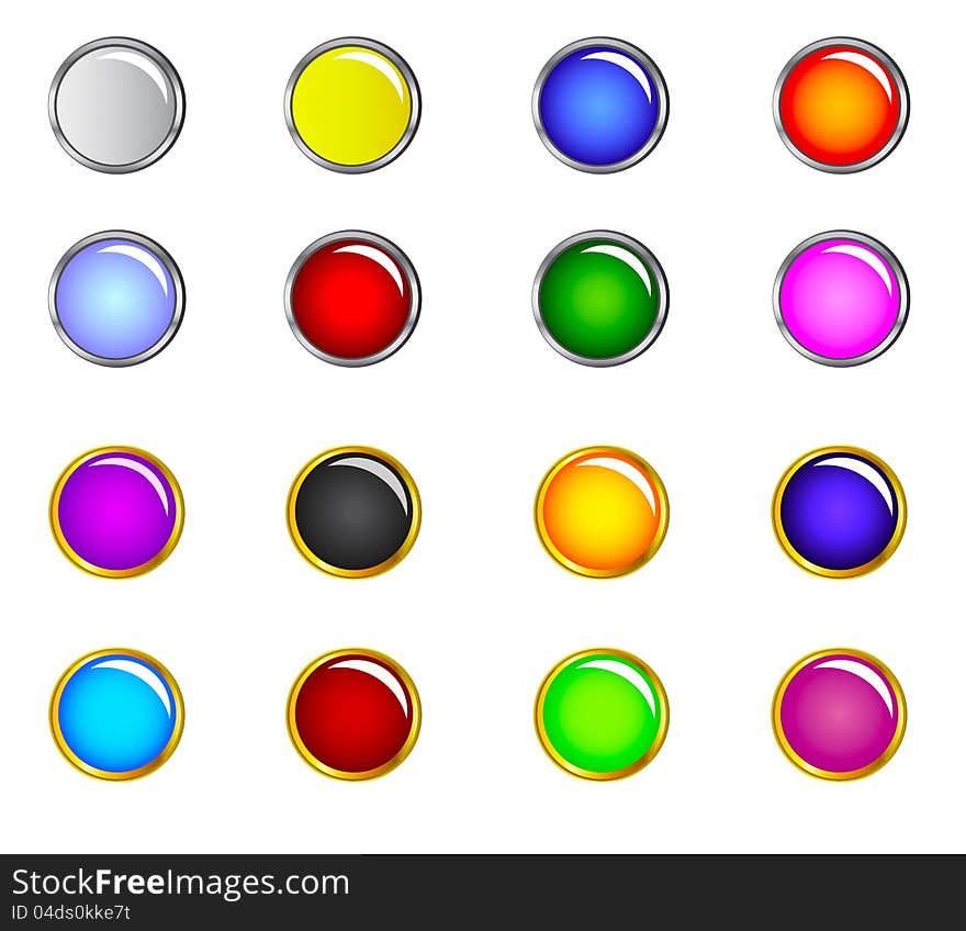 A collection of buttons useful for website. A collection of buttons useful for website