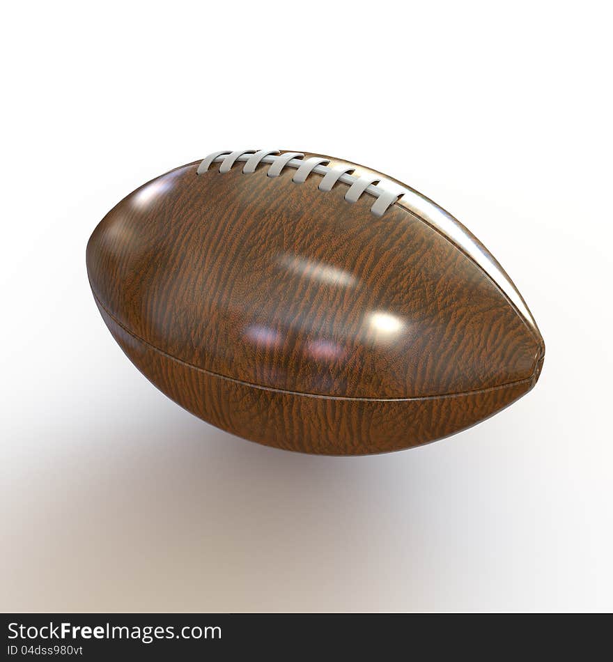 American football 3D graphic