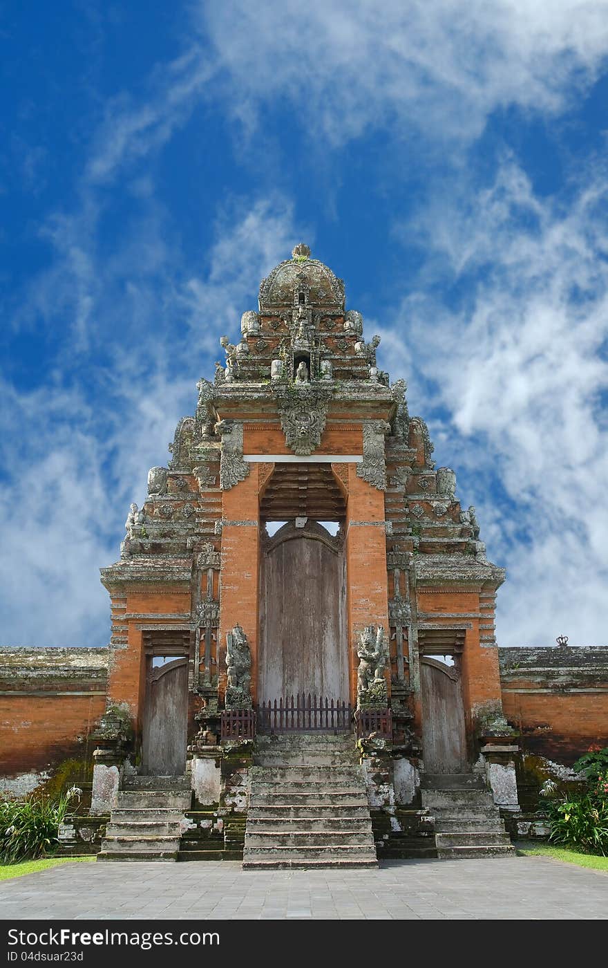 Entrance To Temple.