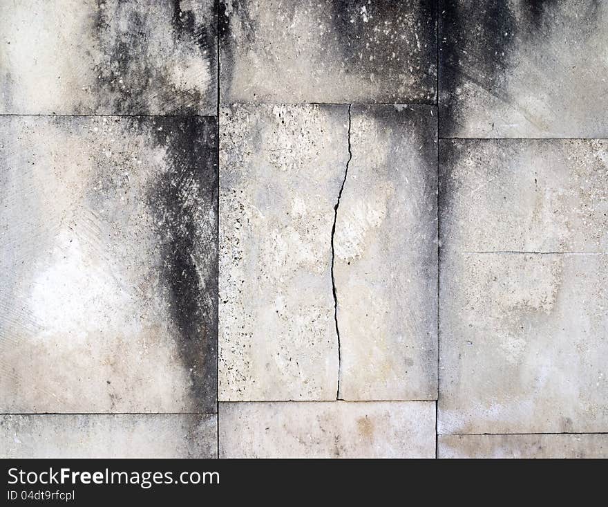 Closeup fragment of stucco wall of a building. Closeup fragment of stucco wall of a building