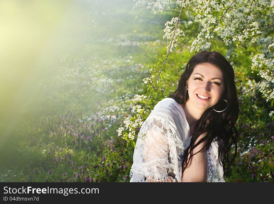 Beautiful Girl In The Park