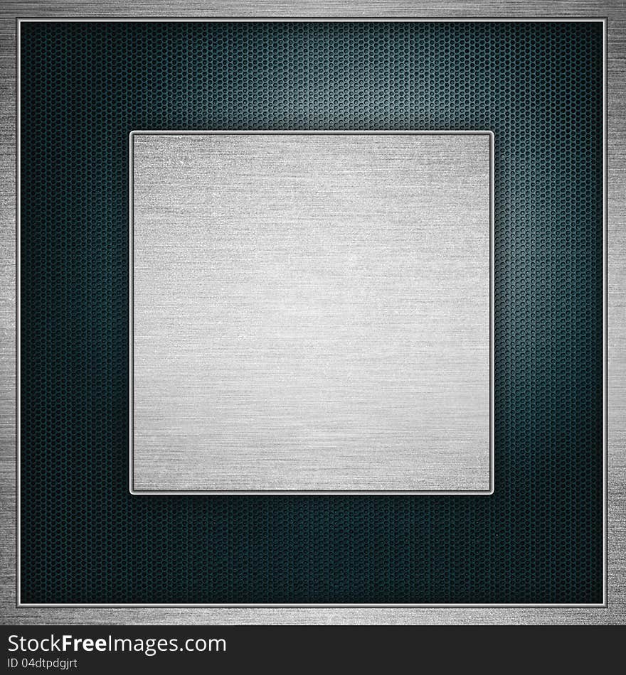 Brushed metal background, place for your content