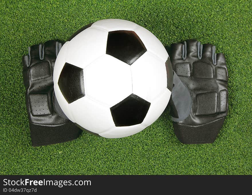 Soccer Ball On Grass