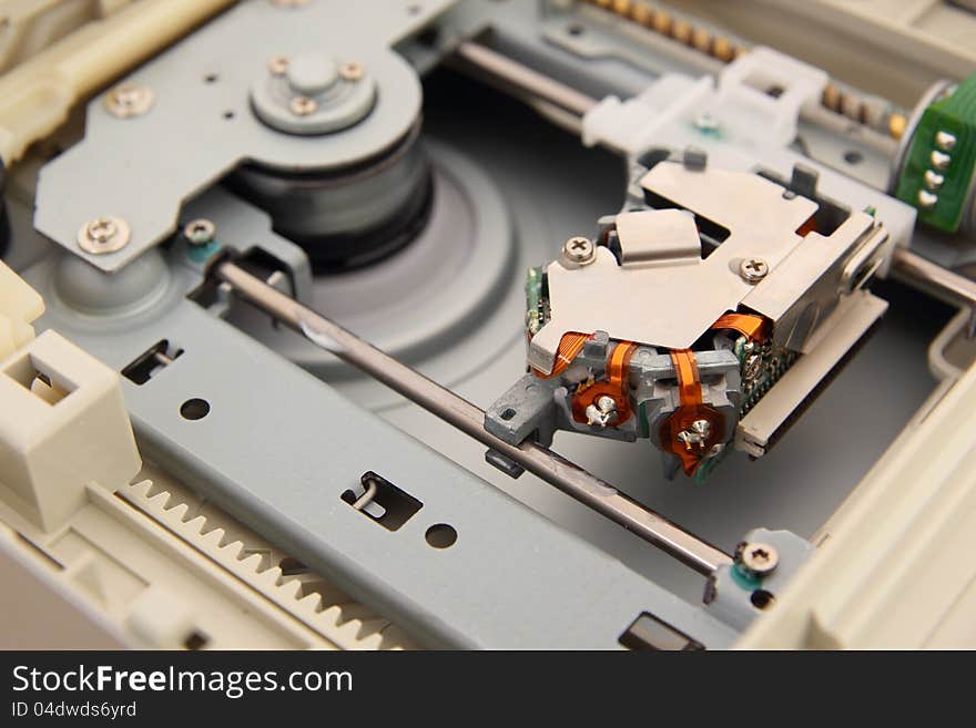 Inside Of DVD Drive