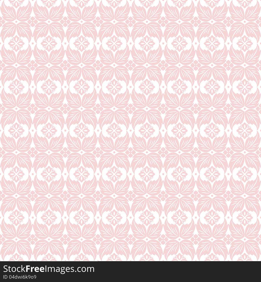 Beautiful background of seamless floral pattern