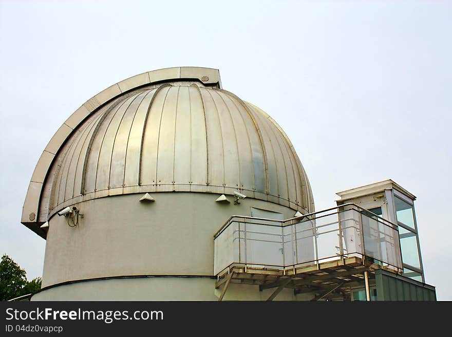 Dome of observatory