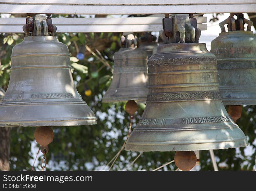 Belfry With Antique Bells