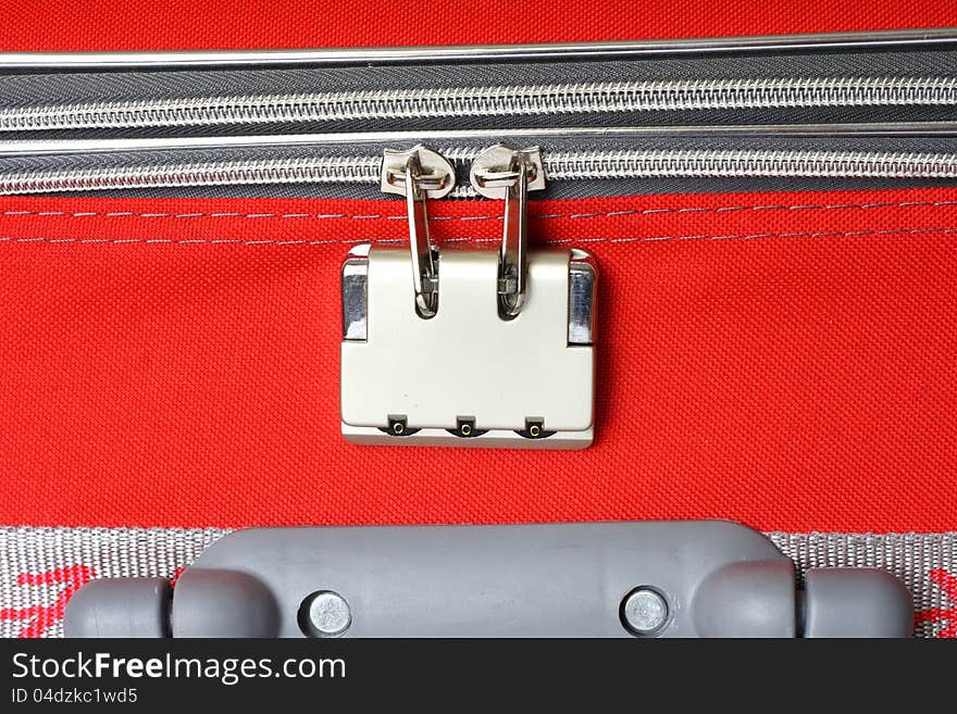 Zipper and lock in your travel bag