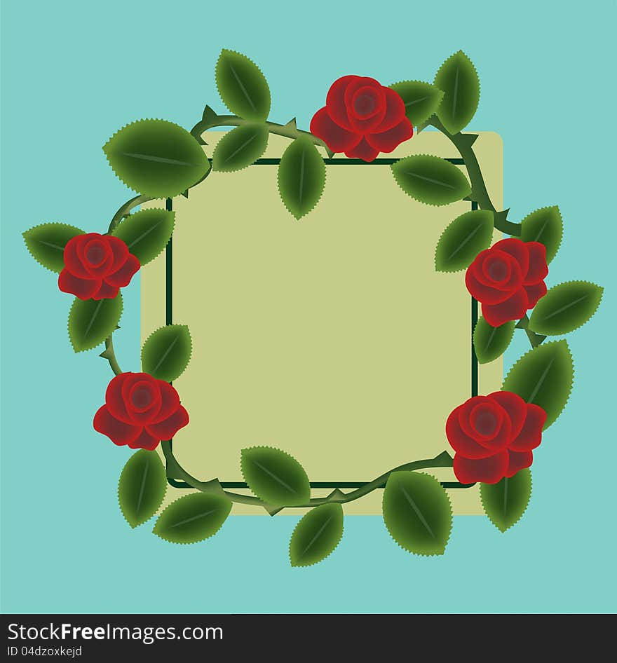 Floral Frame