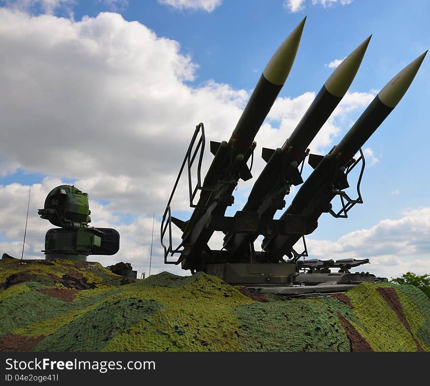 Missiles at army open day strakonice