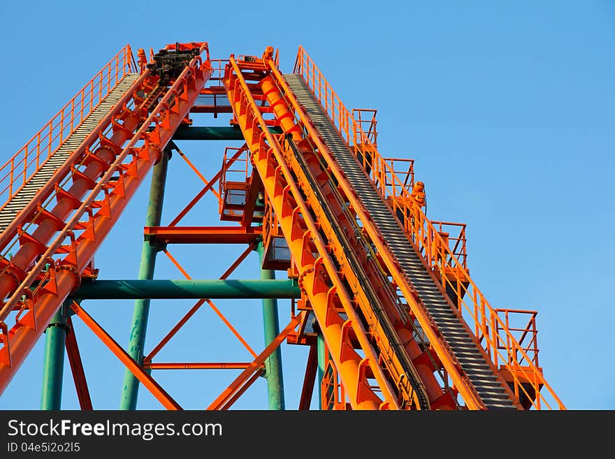 Image of Roller Coaster Track outdoor