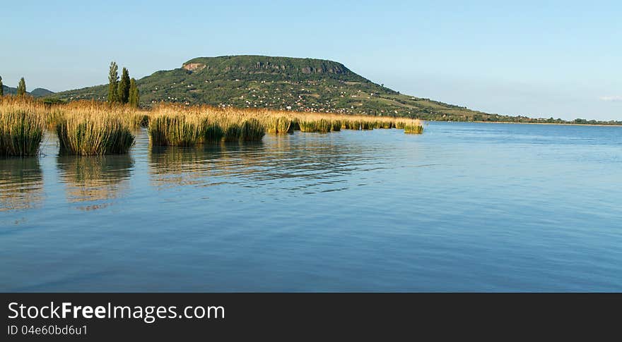 Beautiful landscape of the Lake Balaton