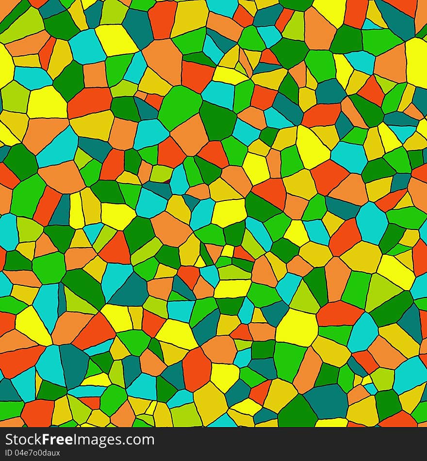 The colorful mosaic seamless background