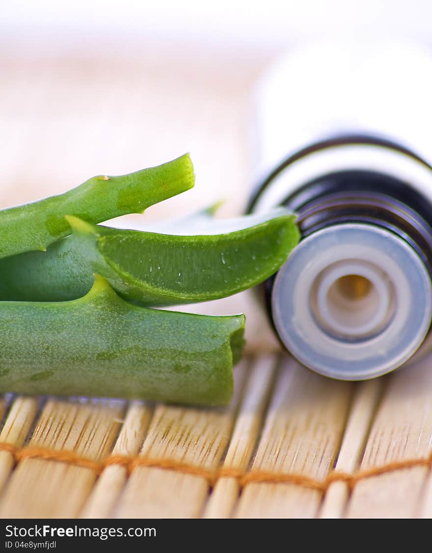 Aloe vera essential oil. Alternative Medicine