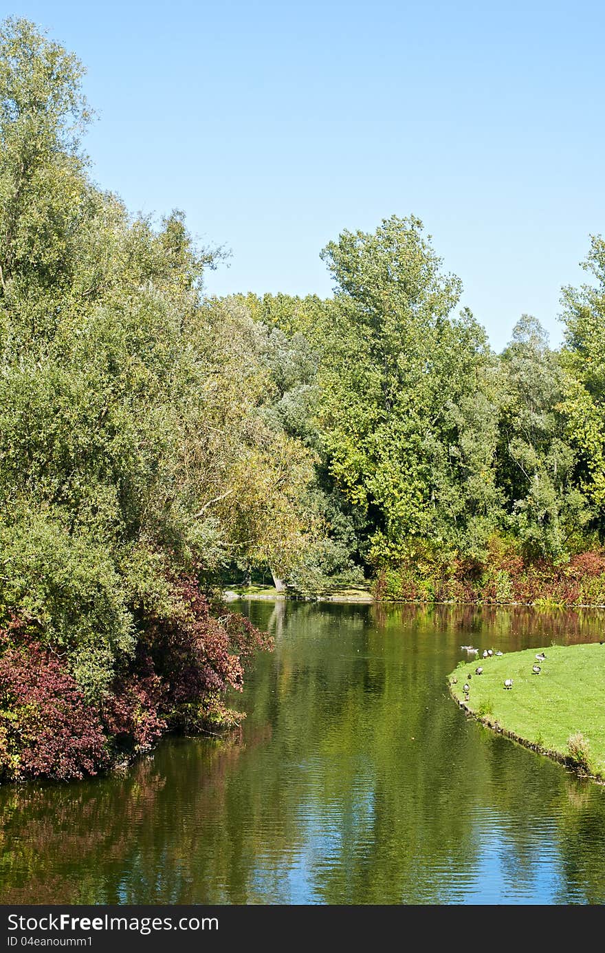 Rheinaue Park in Bonn