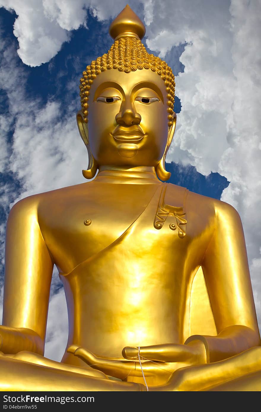 Golden Buddha.