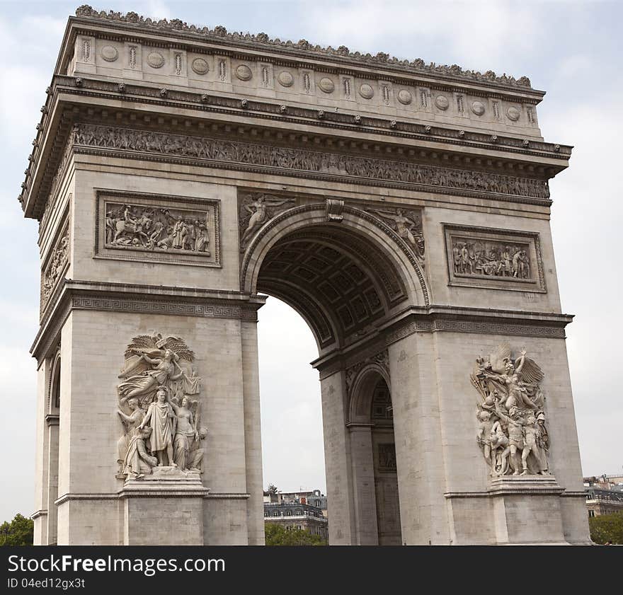 Perspective of Arc de Triomphe, Paris