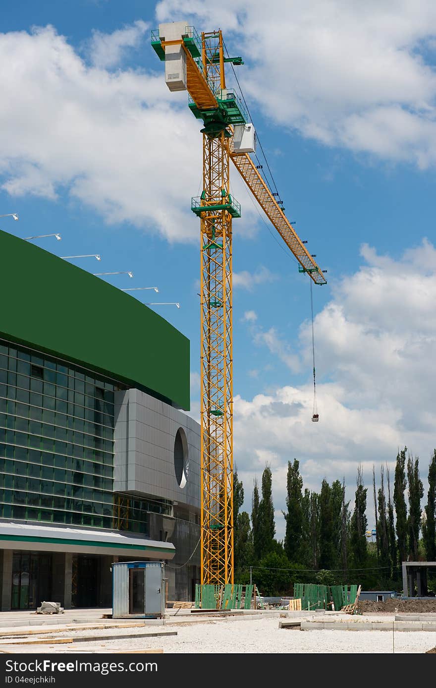 Construction Site For New Sporting Center