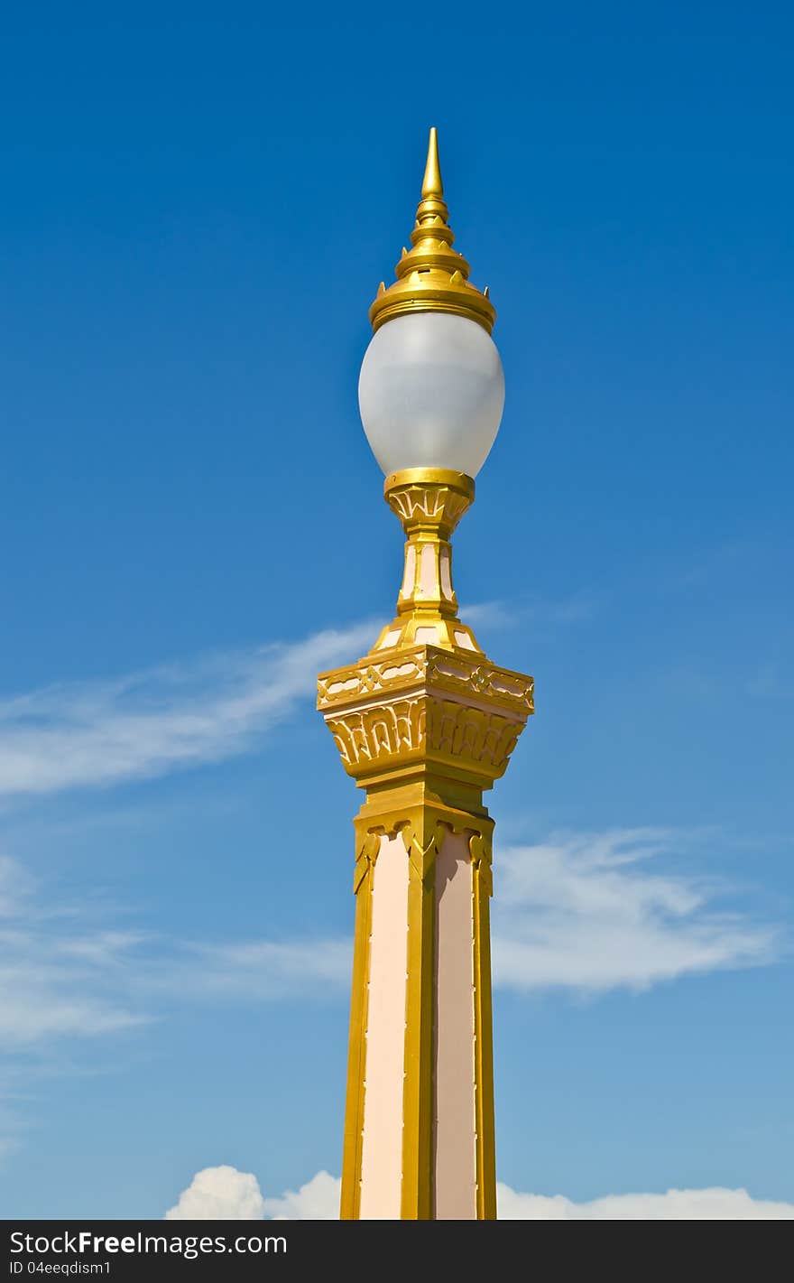 Beautiful lighting in the royal cremation ceremony, Thailand.