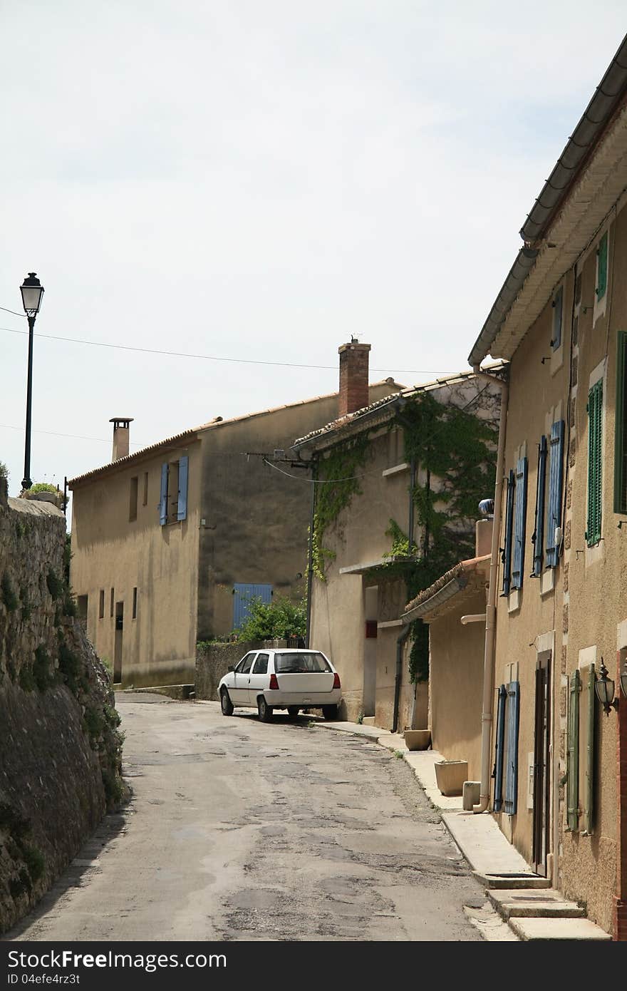 Village Street In The Provence