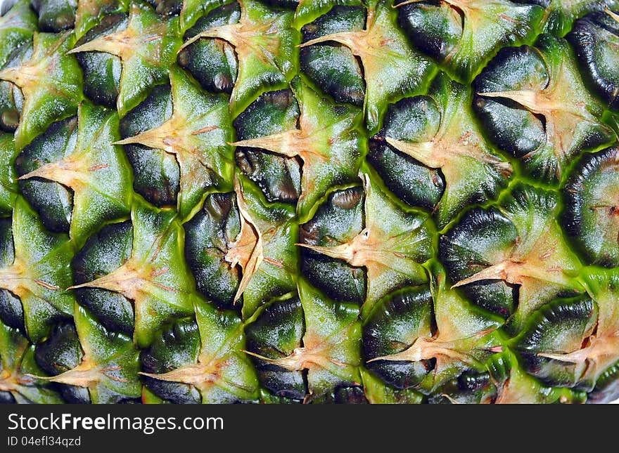 High definition pineapple surface