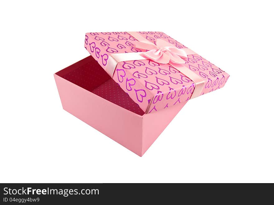 Pink open box