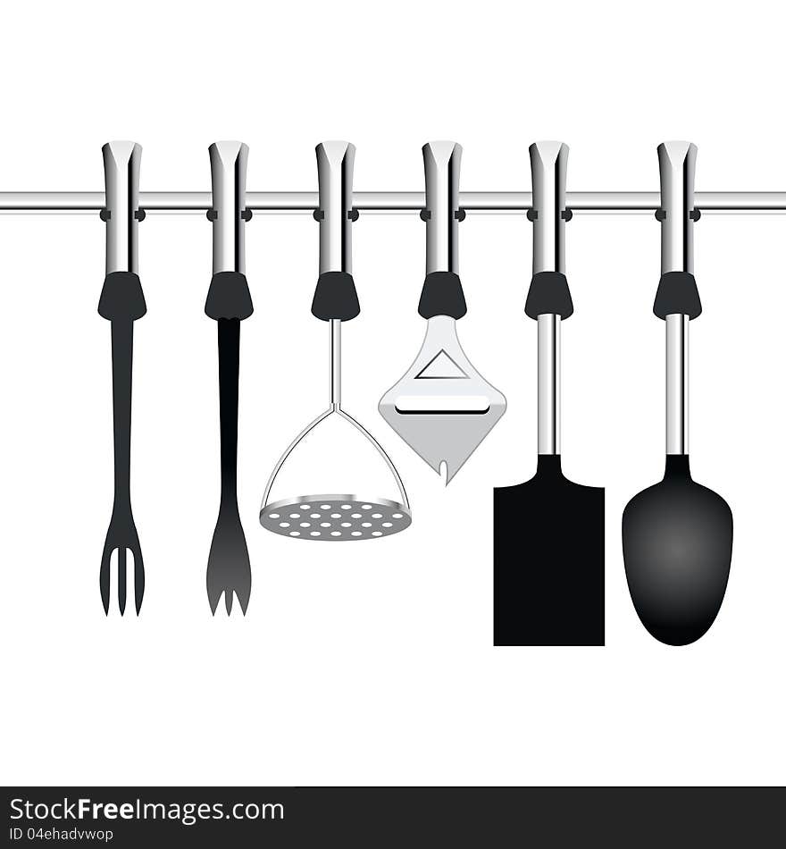 Various kitchen items related to cooking