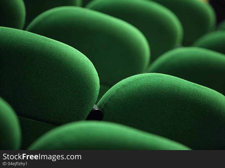 Empty cinema auditorium background