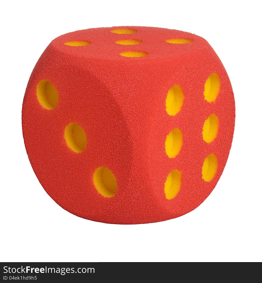 Dice Made Of Sponge