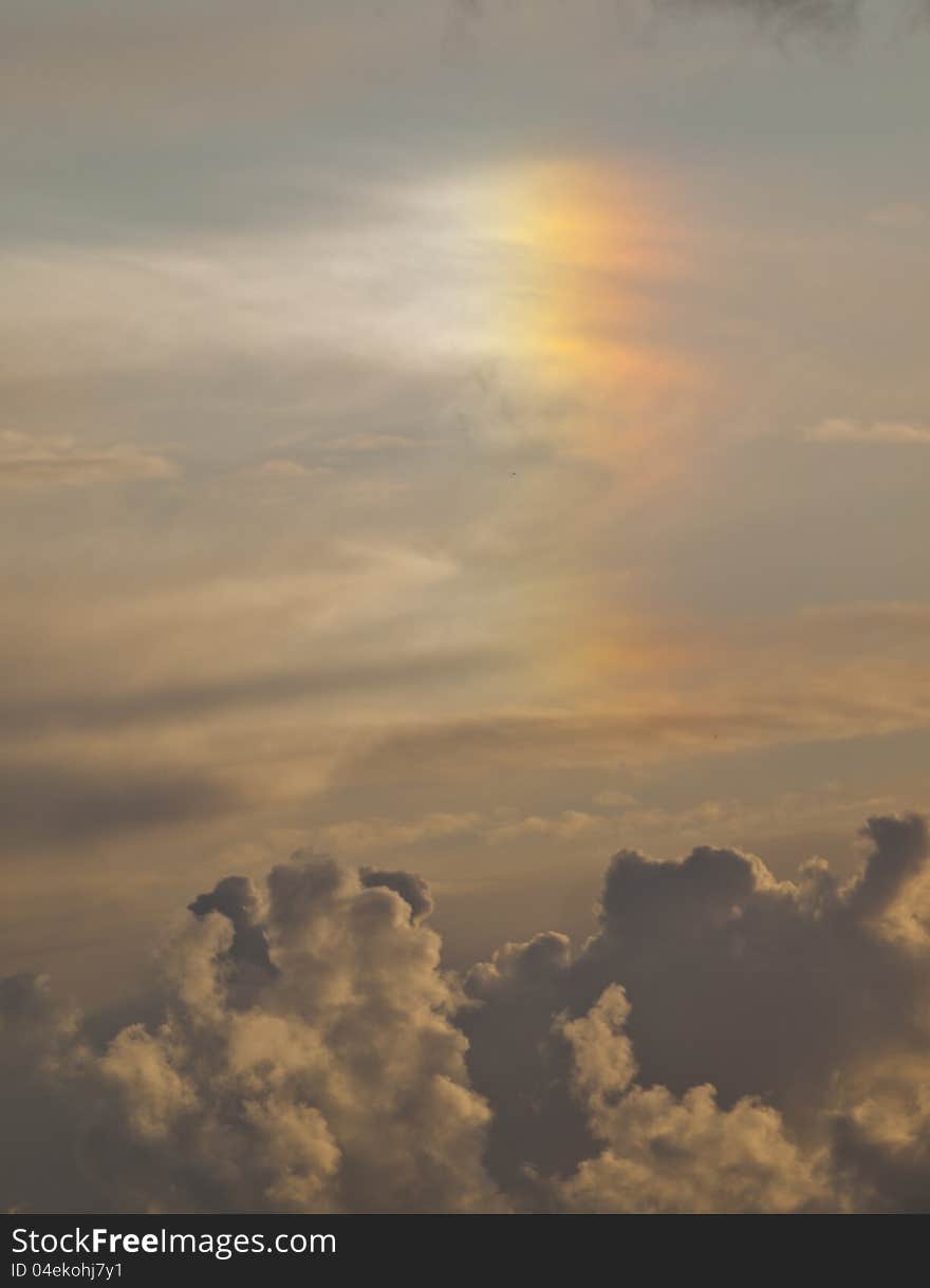 Clouds and spectrum