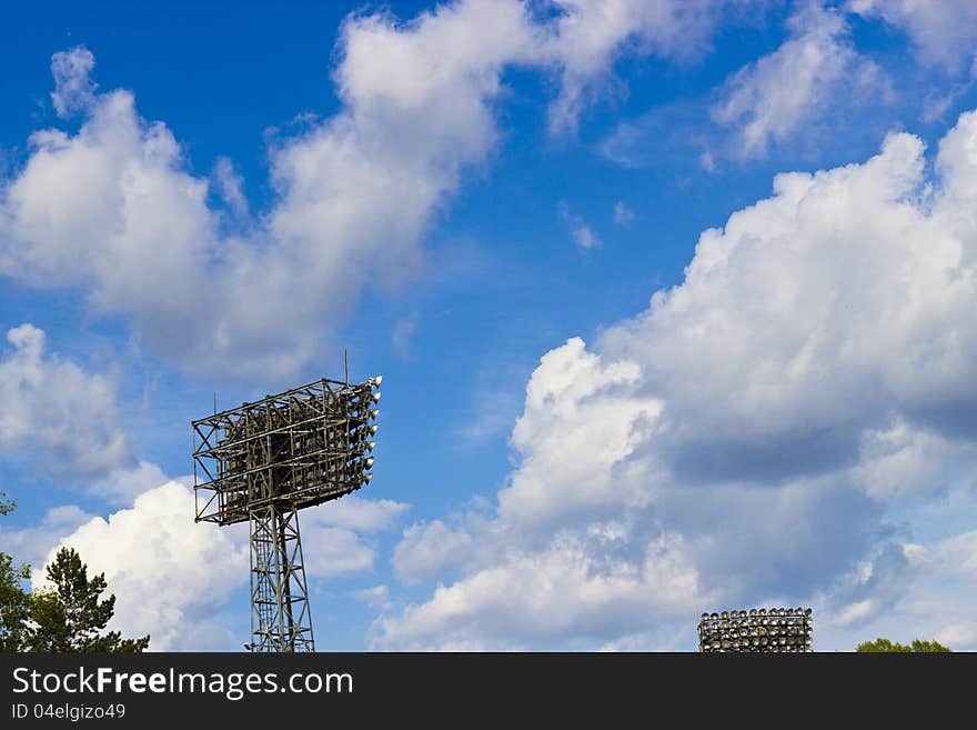 The Blue Sky With Clouds