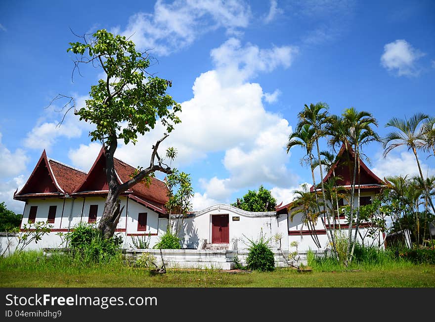 The old Thai architecture. The old Thai architecture.