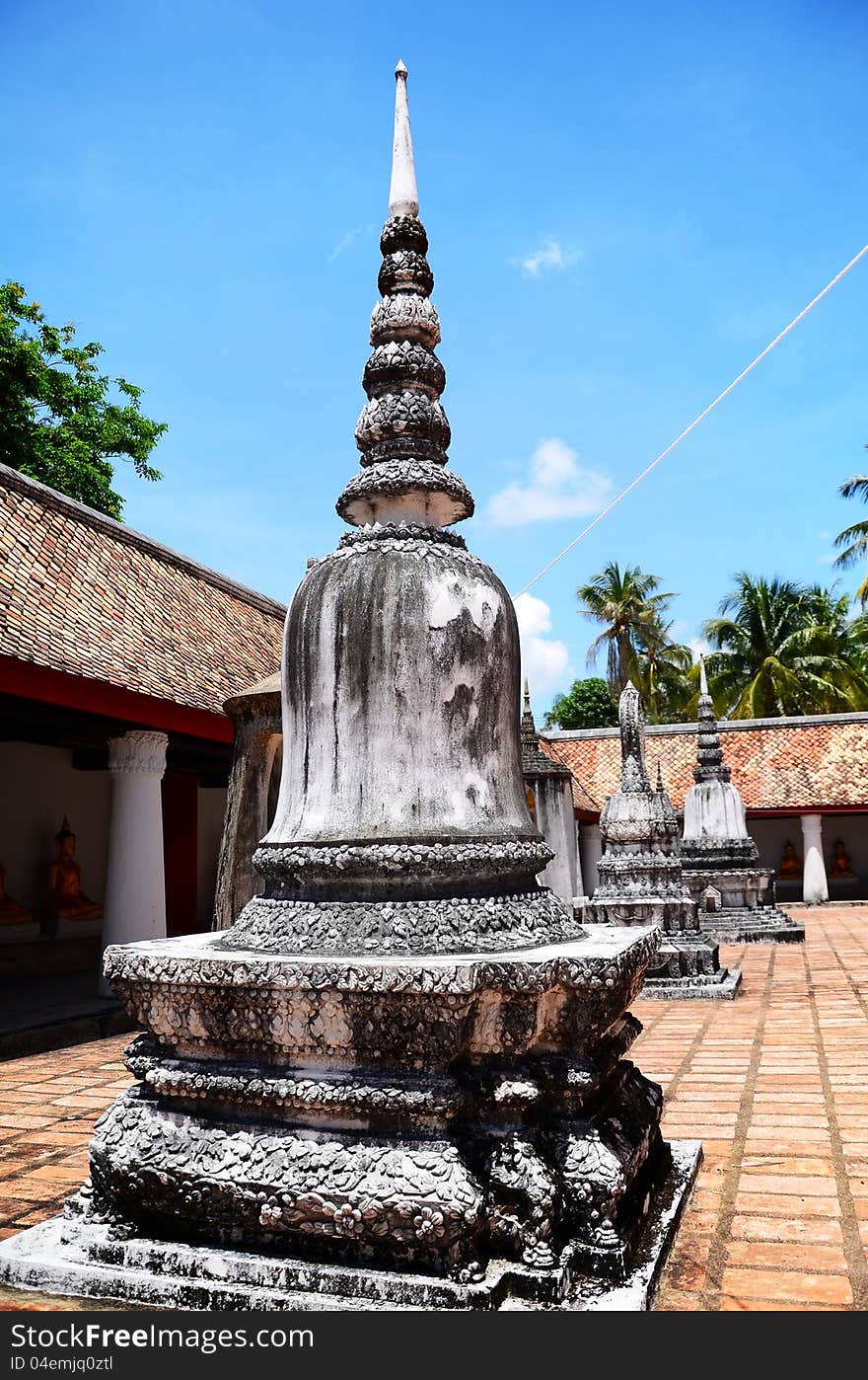 The old pagoda, place around the temple. The old pagoda, place around the temple.