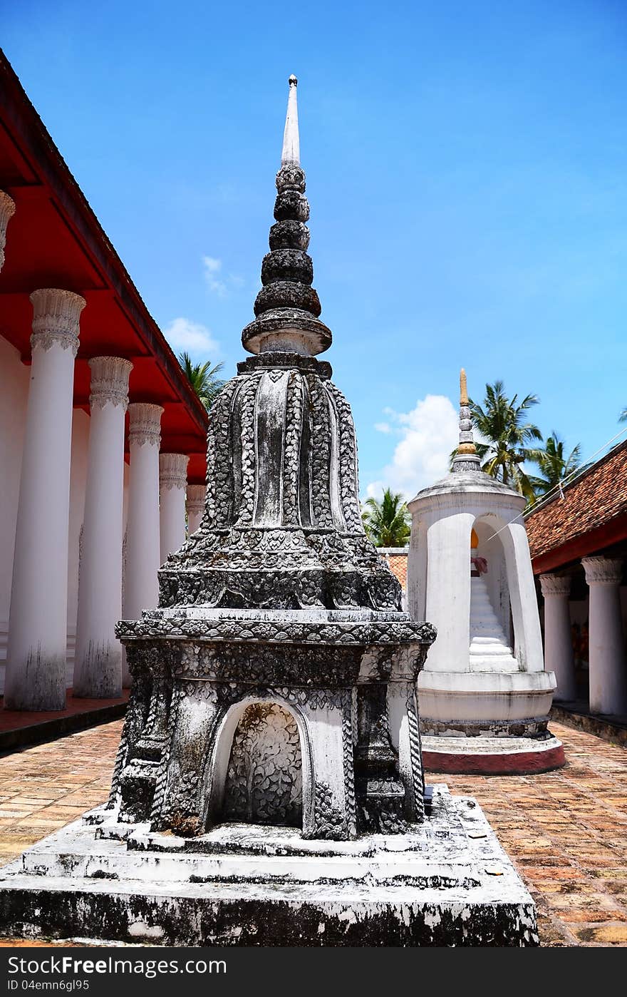 The old pagoda, place around the temple. The old pagoda, place around the temple.