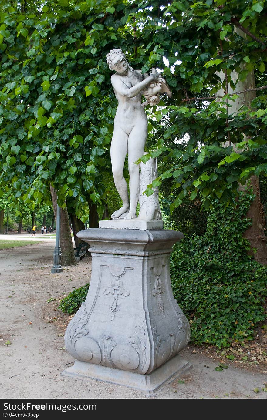 Stone Woman Statue