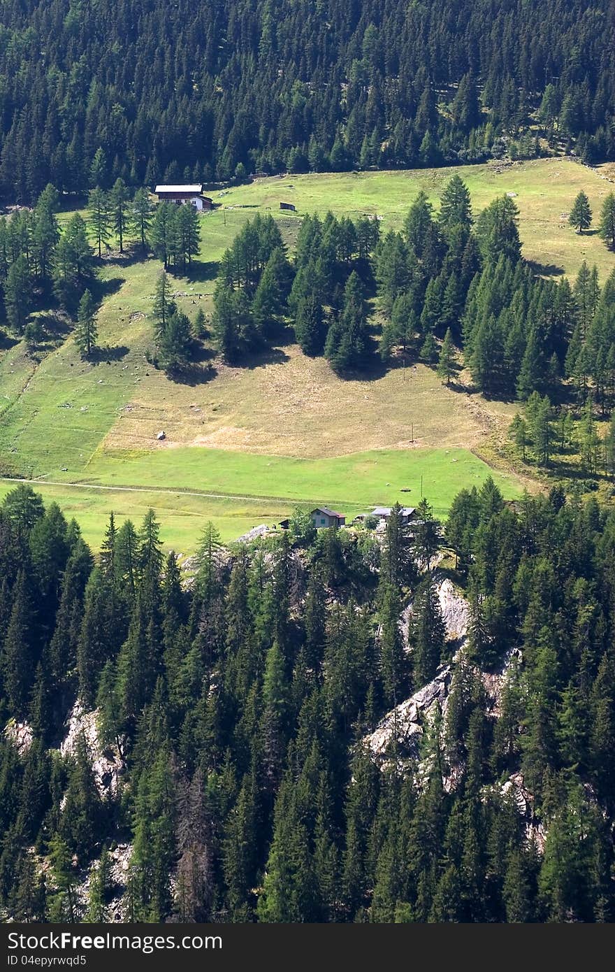 View into the valley