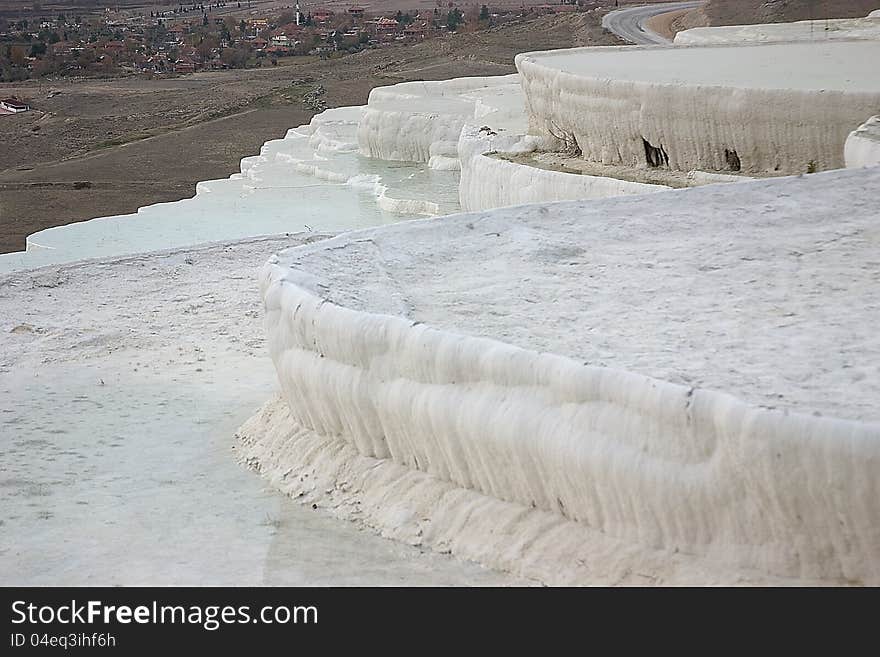 Terraces at Pamukkale (Turkey)